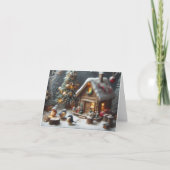 Happy Holidays Feestdagen Kaart (Voorkant)