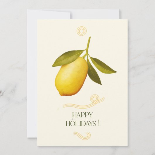 Happy holidays! feestdagenkaart (Voorkant)