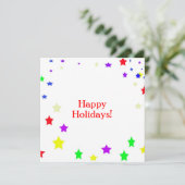 Happy Holidays! Feestdagenkaart (Staand voorkant)