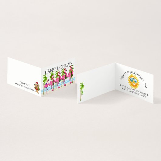 Happy Holidays Flamant rose Style #holidayZ (Inside and Outside)