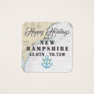 Happy Holidays from New Hampshire Tags cadeaux