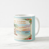 'Happy Holidays from the Caribbean' Mug (Devant droit)