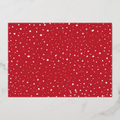 Happy Holidays Gold Foil Script Carte photo de vac (Verso)