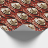 Happy Holidays Hot Cocoa On a Blanket Cadeaupapier (Hoek)