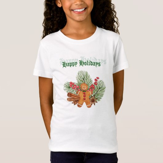 Happy Holidays - Kids T-shirt (Voorkant)