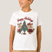 Happy Holidays Kids T-shirt enfant (Devant)