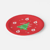 Happy Holidays Merry Christmas New Year Papieren Bordje (Gekanteld)