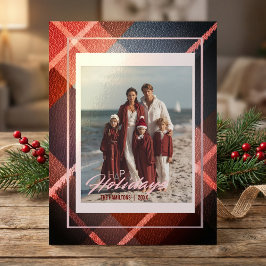 Happy Holidays Modern Family photo postcard Briefkaart