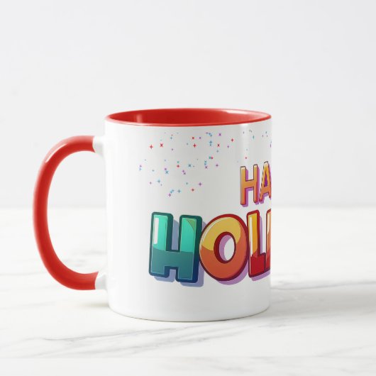 Happy Holidays Mug (Gauche)