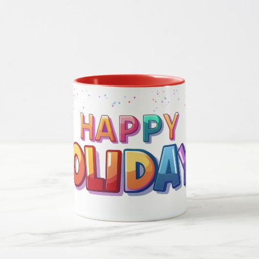 Happy Holidays Mug (Centre)