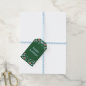 Happy holidays note cadeaulabel (Met Touw)