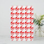 Happy Holidays Papeterie Vintage Santa Claus (Debout devant)