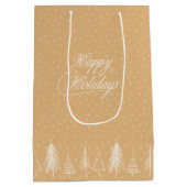 Happy Holidays Sac cadeau (Dos)