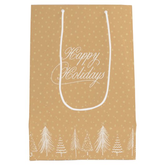 Happy Holidays Sac cadeau (Dos)