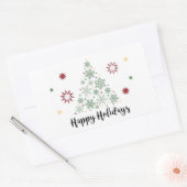 Happy Holidays Sticker d'emballage cadeau (Enveloppe)