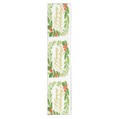 'Happy Holidays' Table Runner Korte Tafelloper (Voorkant)