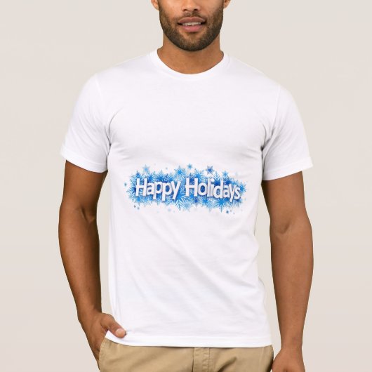 Happy Holidays | Timeless Beauty Winter Season T-shirt (Voorkant)