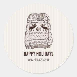 Happy Holidays Vacances Essentials Sticker