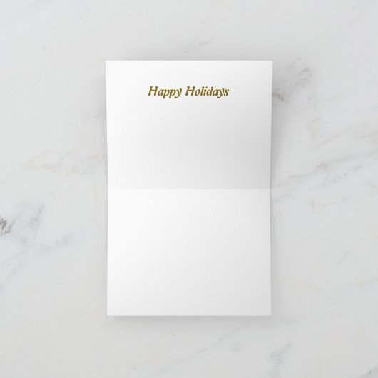 Happy holidays vintage retro feestdagen kaart (Binnen)