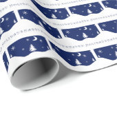 "Happy Holidays" wrapping paper Cadeaupapier (Rol Hoek)