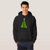 Happy Holidays X mas Tree Hoodie (Voorkant volledig)