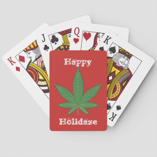 Happy Holidaze Pokerkaarten (Achterkant)