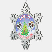 Happy Holidaze Sugar Skull Ornament (Rechts)