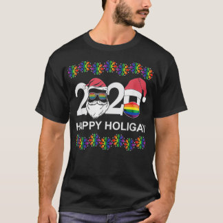 Happy Holigay 2020 Lesbian Transgender Pride L T-shirt