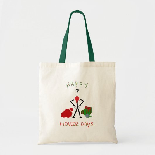 Happy Hollerdays 2 - brak voor Kerstmis. Tote Bag (Voorkant)