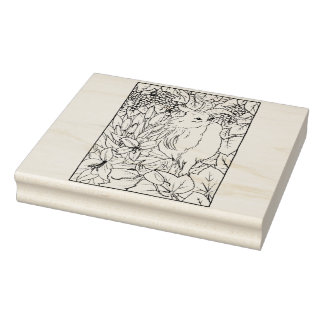 Happy Hollow Goat Rubberstempel