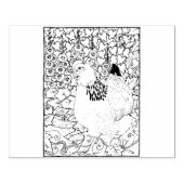 Happy Hollow Hen Rubberstempel (Afrduk)