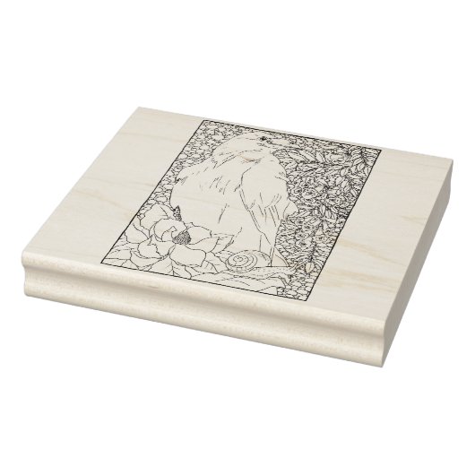 Happy Hollow Raven Rubberstempel (Stempel)