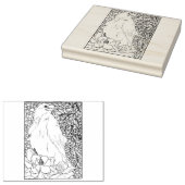 Happy Hollow Raven Rubberstempel (Gestempeld)