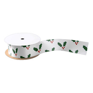 Happy Holly Days Festive Holly Pattern Lint