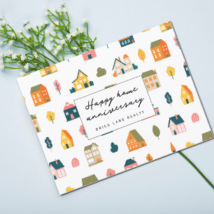 Happy Home Jubileum Makelaardij Briefkaart