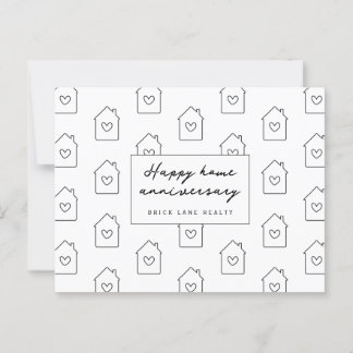Happy Home Jubileum Makelaardij Briefkaart