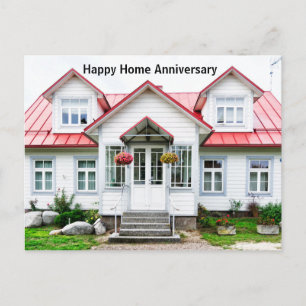 Happy Home Jubileum Real Estate Briefkaart