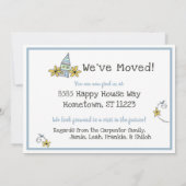 Happy Home Moving Announge Aankondiging (Achterkant)