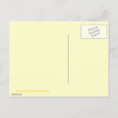 Happy Honeybee Hive  Art Briefkaart (Achterkant)