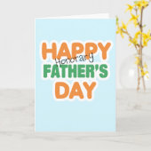Happy Honorary Fathers Day Kaart (Gele Bloem)