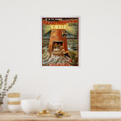 HAPPY HOOLIGAN Comedy Act VAUDEVILLE Poster (Cuisine)