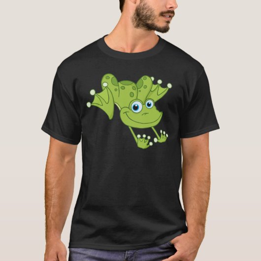 Happy Hopping Frog T-shirt (Voorkant)