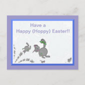 Happy (Hoppy) Easter Briefkaart (Voorkant)