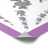 Happy (Hoppy) PaasPoster Poster (Hoek)