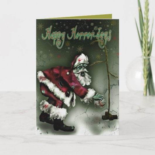 Happy Horror Days Feestdagen Kaart (Voorkant)