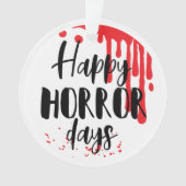 Happy Horror Days Funny Horror Movie Noël (devant)