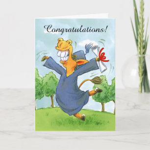 Happy Horse pet afstuderen aanpasbare kaart