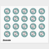 Happy Hot Chocolate en Marshmallows Label (Vel)