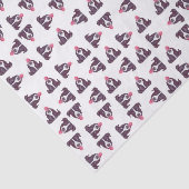 Happy Hound Funny Cute Dog Pattern Tissuepapier (Detail)