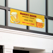 Happy Hour Bar Aangepaste Banner (Buitenkant Gebouw)